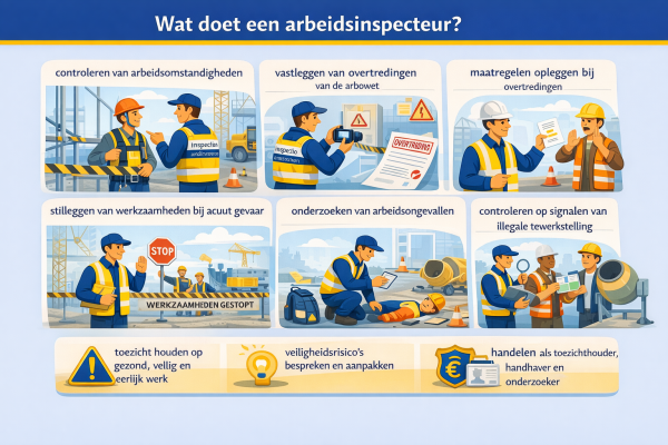 Alles over het beroep arbeidsinspecteur Wat doet een arbeidsinspecteur